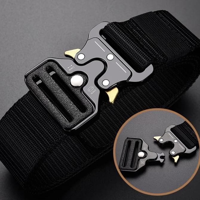 Ori - Sabuk Pria Tactical Nylon Gesper Ikat Pinggang Army Fast Unlock Canvas ikat  pinggang  kain