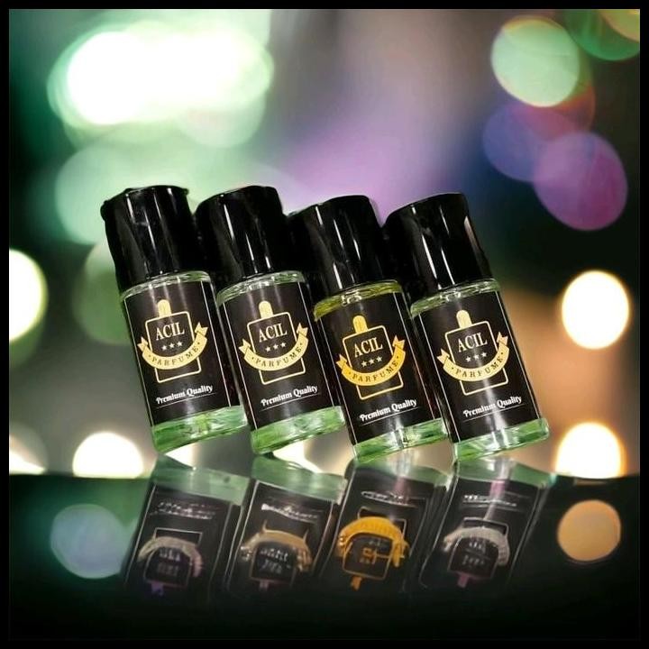 Terlaris Parfum Acil Bintang 20 Ml X 4 Botol - Kualitas Premium Dengan Ketahanan 24 Jam - Wangi Good