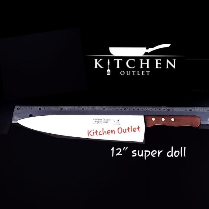 Pisau Dapur Pisau Besar Stainless Steel 12inch