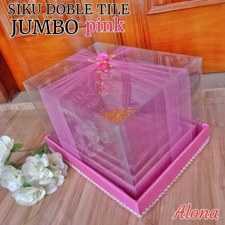 

BOX KOTAK SESERAHAN HANTARAN PERNIKAHAN MIKA TILE 1 SET ISI 4 PCS