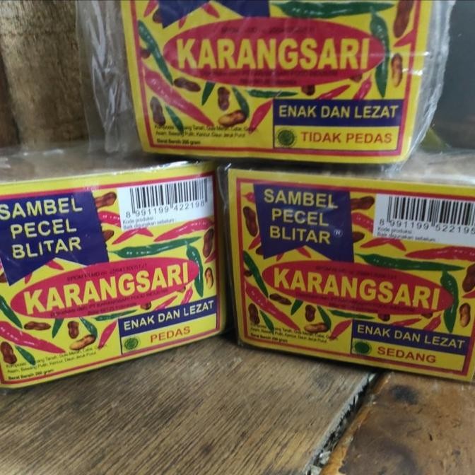 

sambal pecel Blitar karang sari 200gr nUg