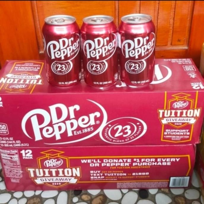 

Promo Dr Pepper Classic Cola Soft Drink 12X 355Ml Minuman Bersoda