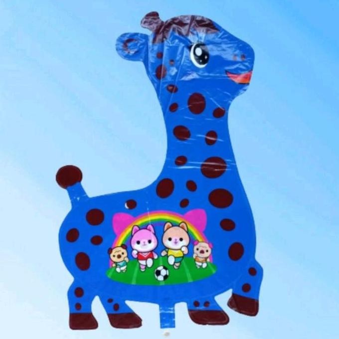 1Pack Jerapah (Balon Gas/Foil/Terbang/Karakter ) Balon Berkualitas