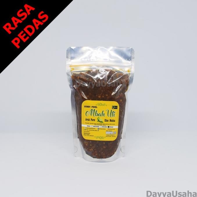 

[RASA PEDAS] Sambal Sambel Bumbu Pecel Madiun cap MBAH UTI 200gr nUg