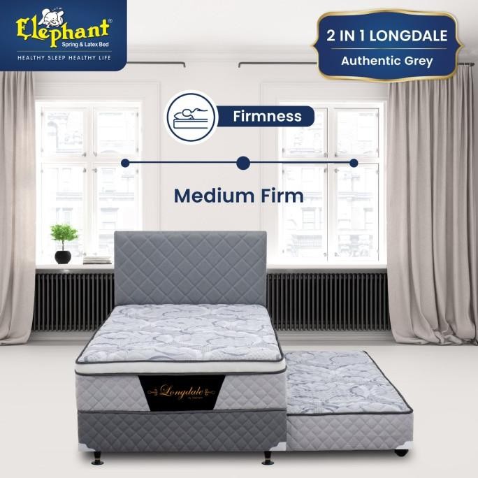 Springbed / Kasur 2 in 1 Elephant Longdale Rebounded