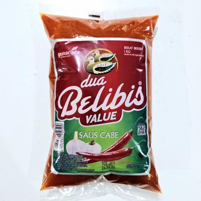

DUA BELIBIS value saus cabe 1kg nUg
