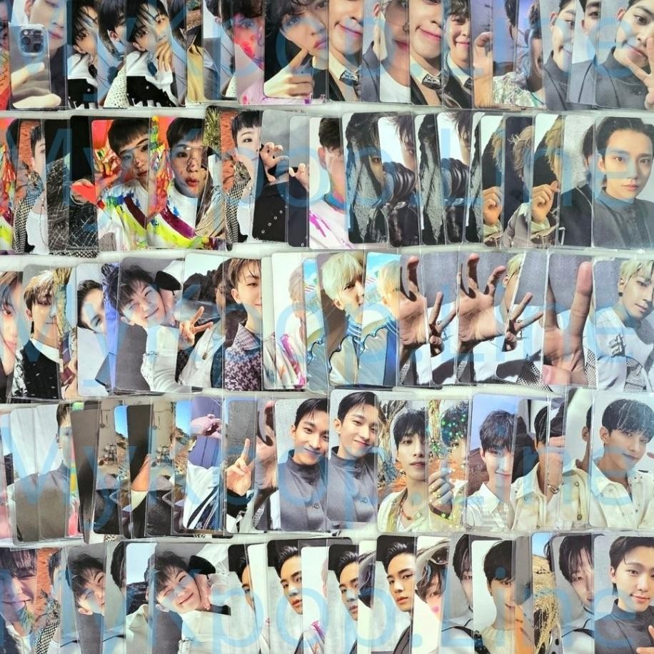 Pc Eventeen Ft Face The Un Photocard Wonwoo Ngyu Woozi Path Hadow Coup Jeonghan Johua Jun Hohi Woozi