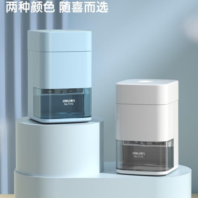 

deli rautan pensil putar / rotary pencil sharpener light grey 71172 termurah