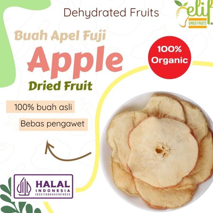 

Dried Apple Fruit Slice : Buah Apel Iris Kering / Apel Fuji Kering nUg