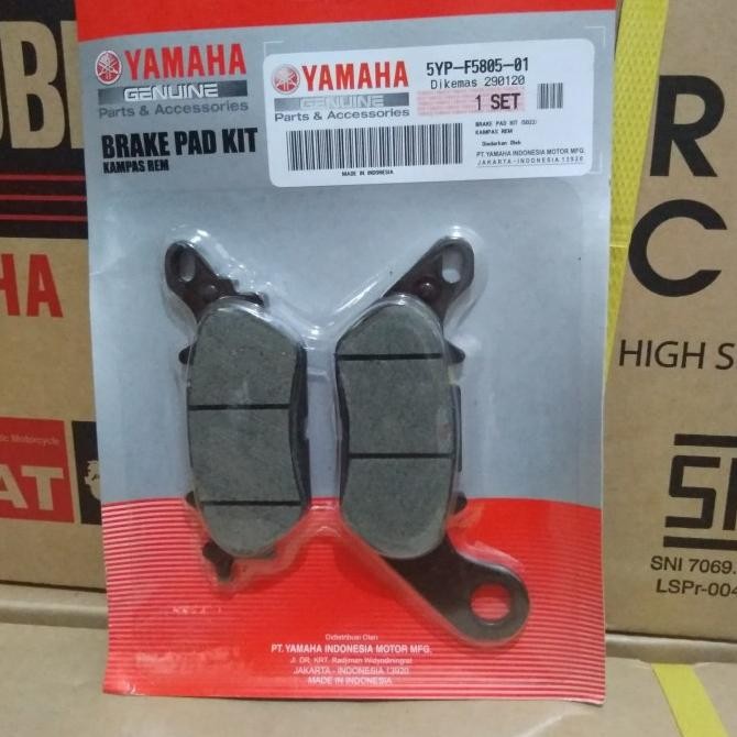 Promo BRAKE PAD KIT 5YP-F5805-01 KAMPAS REM BELAKANG NMAX, VIXION, COD