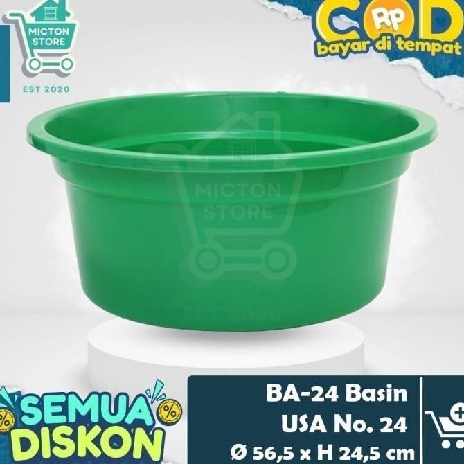 MICTON Lion Star BA-24 Basin USA No. 24 Baskom Air Jumbo Besar Cuci Baju Kamar Mandi WC Bak Mandi Em