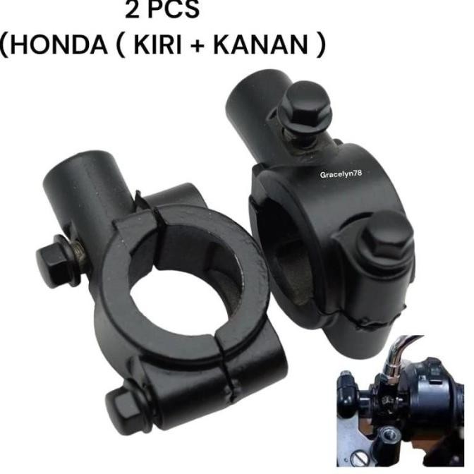 ready  Dudukan Spion Honda Drat 14 Variasi Universal Braket Breket Spion Pangkon Spion
