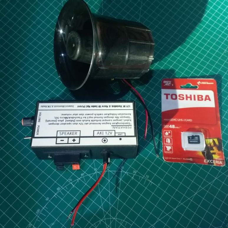 Speaker jualan keliling di motor ~ jingle melodi es krim Bluetooth mp3 player | toa pedagang kelilin