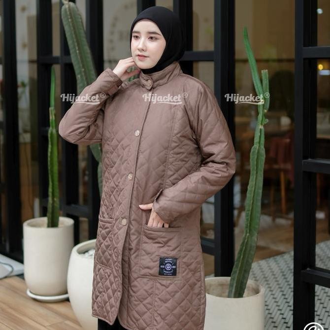 Hijacket Belva - Puffer Jaket | Jaket Musim Dingin | Jaket Umroh Dan Haji | Outer Muslimah Kekinian