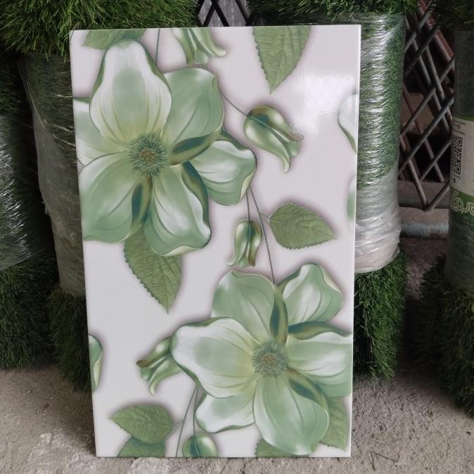 Keramik dinding 25x40 bunga/ keramik dinding kamar mandi/keramik dapur