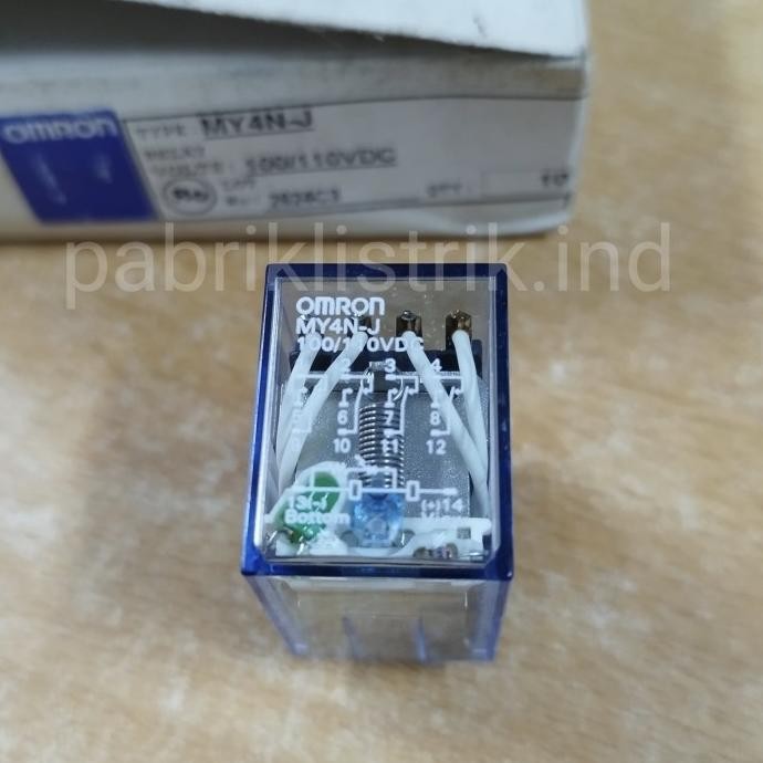 Relay My4N J 110V Dc 110Vdc Dc110V Omron Original New Stok