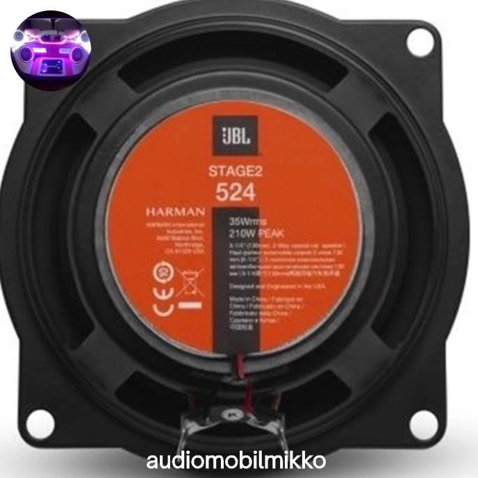 Speaker JBL Coaxial Stage2524 5Inch - Speaker Coaxial 5 Inch JBL Stage2524 - JBL Stage2524