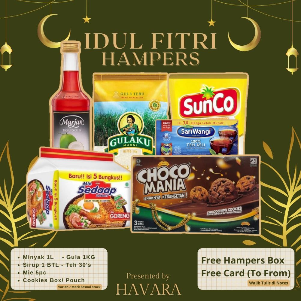 

[10 varian] HAVARA Hampers Lebaran Hampers Natal Premium | Free Box and Greeting Card