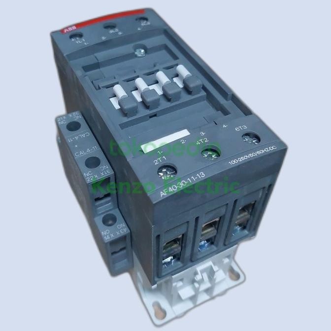 Contactor 3P 70A 100-250V Ac/Dc Af40-30-11-13 1Sbl347001R1311 Abb New Stok