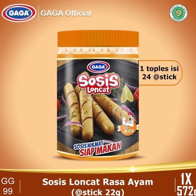 

GAGA Sosis Siap Makan Sosis Ayam 1 Toples 26 pcs (GG99) nUg