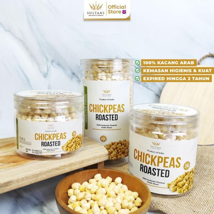 

Kacang Arab madinah matang 450 gram - Golden Roasted Chickpeas nUg