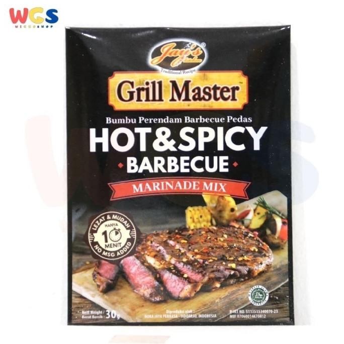 

Jays Grill Master Hot & Spicy Barbecue Bumbu Perendam Pedas 30 gr nUg