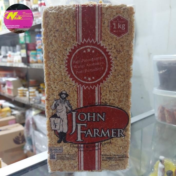 

kacang sangrai kacang cincang john farmer 250gram grab gojek nUg