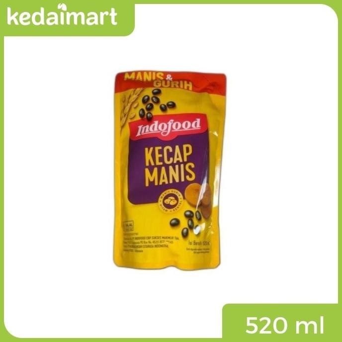 

Indofood Kecap Manis Pouch 580 ml / 520 ml nUg