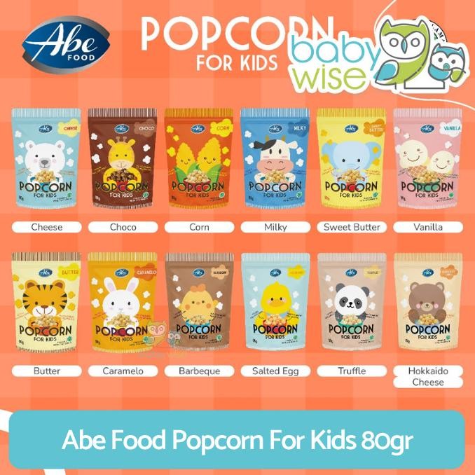 

Abe Food Popcorn For Kids 80gr nUg