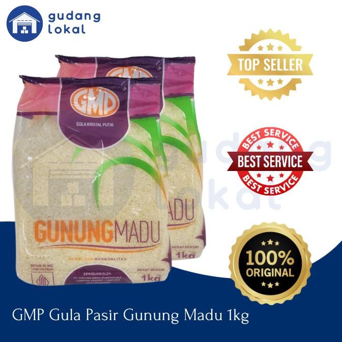 

GULA PASIR PUTIH GMP GUNUNG MADU 1KG nUg