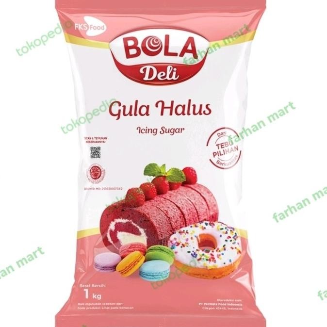 

gula halus bola deli 1kg promo nUg