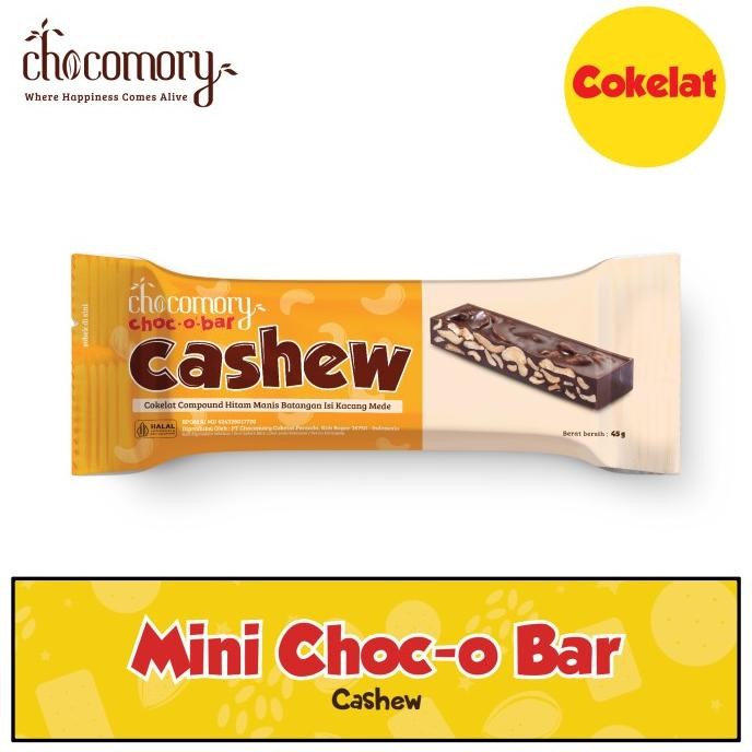 

Chocomory Mini Choco Bar Cashew Bar 45 Gr x 1 Pc nUg