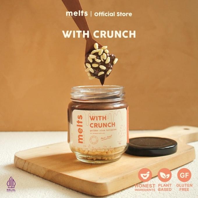 

Melts Chocolate crunch JAR Medium bisa di panaskan nUg