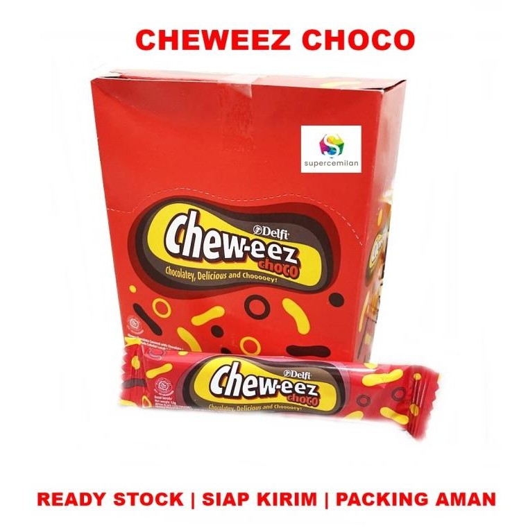

Delfi Chew-eez / Cheweez Cokelat Permen Choco (isi 20 pcs) nUg