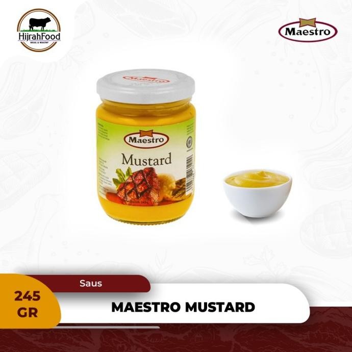 

Maestro Mustard Sauce | Saus Mustard - 245 gr nUg