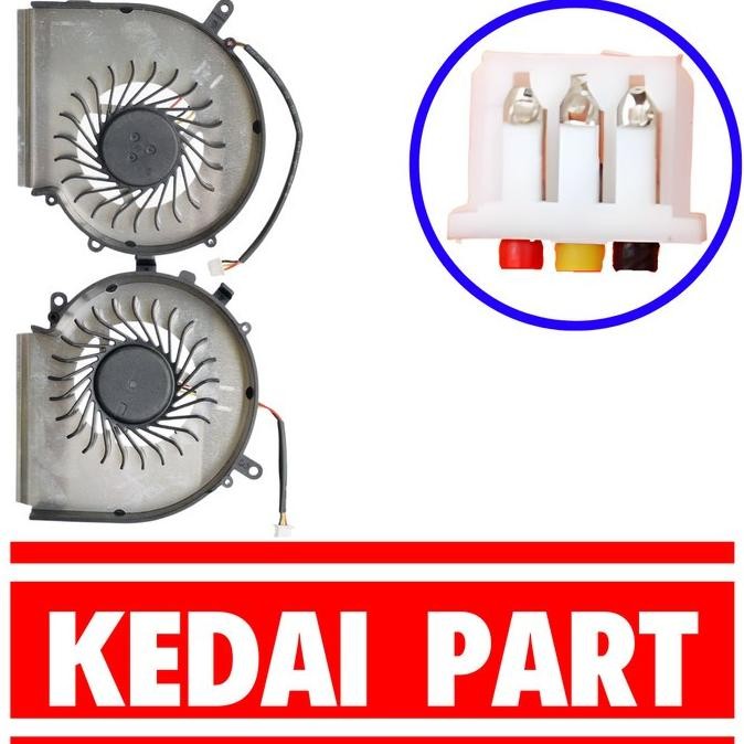 Kipas Cooling Fan Msi Pe70 Pe60 Gp72 Gp62 Gl62 Gl72 Ge62 Ge72 Paad0601 Oem New Stok