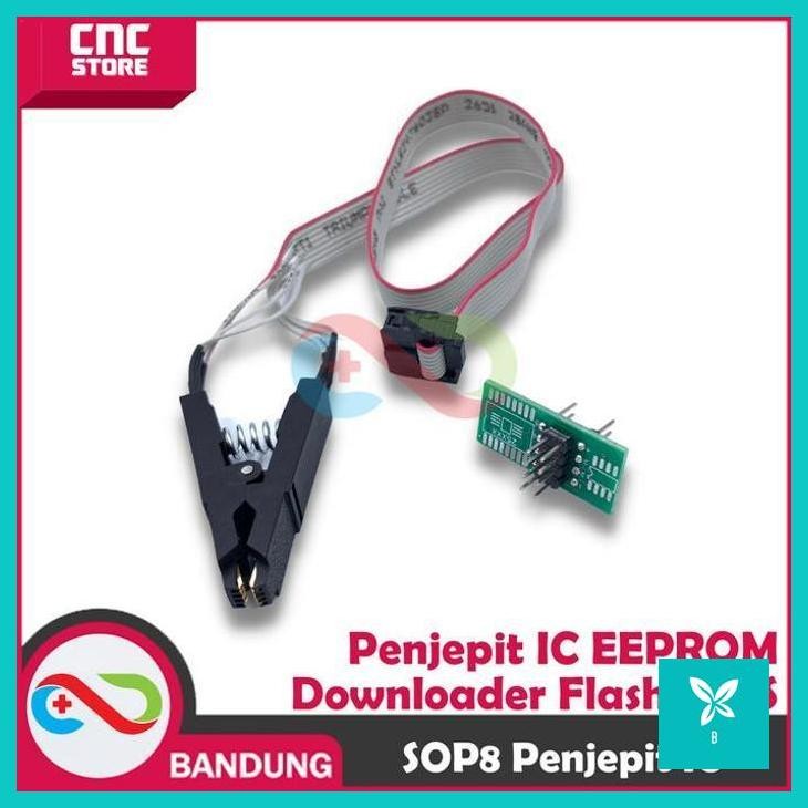 | CNS | SOP8 PENJEPIT IC EEPROM DOWNLOADER FLASH BIOS USB PROGRAMMER CH341