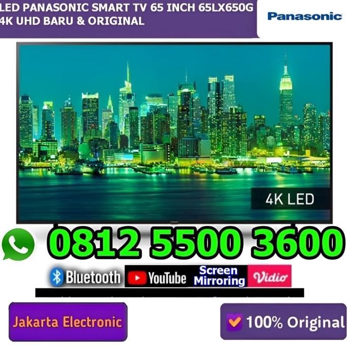 Android TV Panasonic 65 inch 65HX600G Smart Tv 4K UHD TH-65HX600G LED 65"