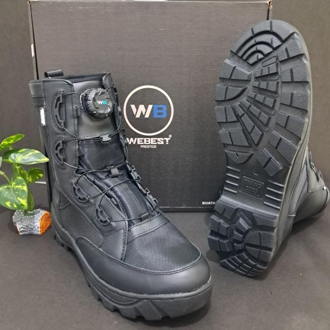 Sepatu PDL Webest Tali Putar TNI/Polri Sepatu PDL WB Tali Putar ORI