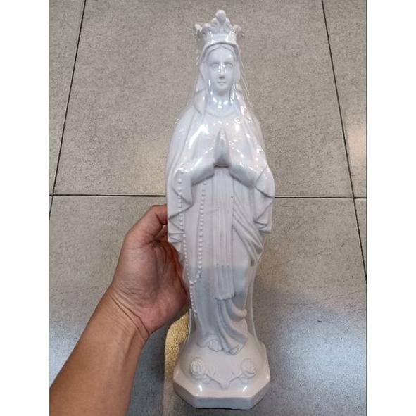VE29 re-65 Patung Maria Lordes Putih 30cm (5144) - Patung Maria - Patung Maria Lordes - Patung Maria