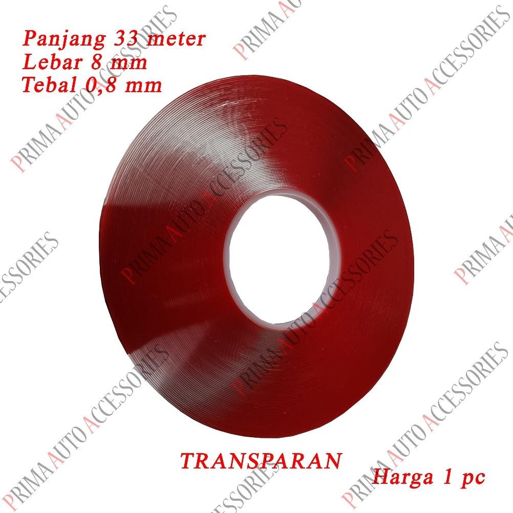 

Promo Meriah Be09 Double Tape / Perekat Gel Transparan 8 mm X 33 meter Original Murah