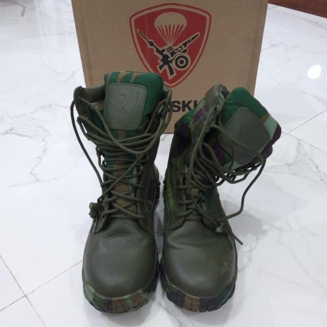 sepatu lapangan korpaskhas kopasgat satuan elite TNI AU original jatah