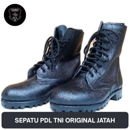 SEPATU PDL TNI KULIT JERUK JATAH