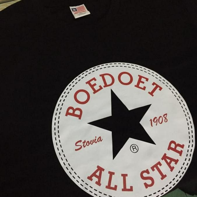 Sale!! T-Shirt Kaos Boedoet All Star Stovia 1908 High Quality