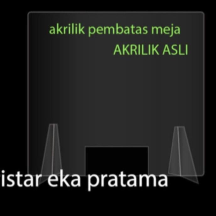

Akrilik pembatas/ partisi meja (3MM)