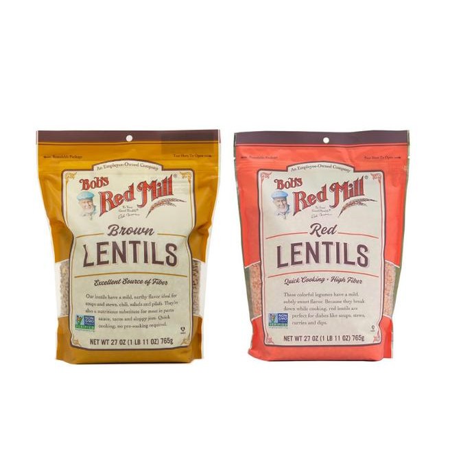 

Promo Bundling Bob'S Red Mill Brown Lentils Dan Red Lentils 765 Gr