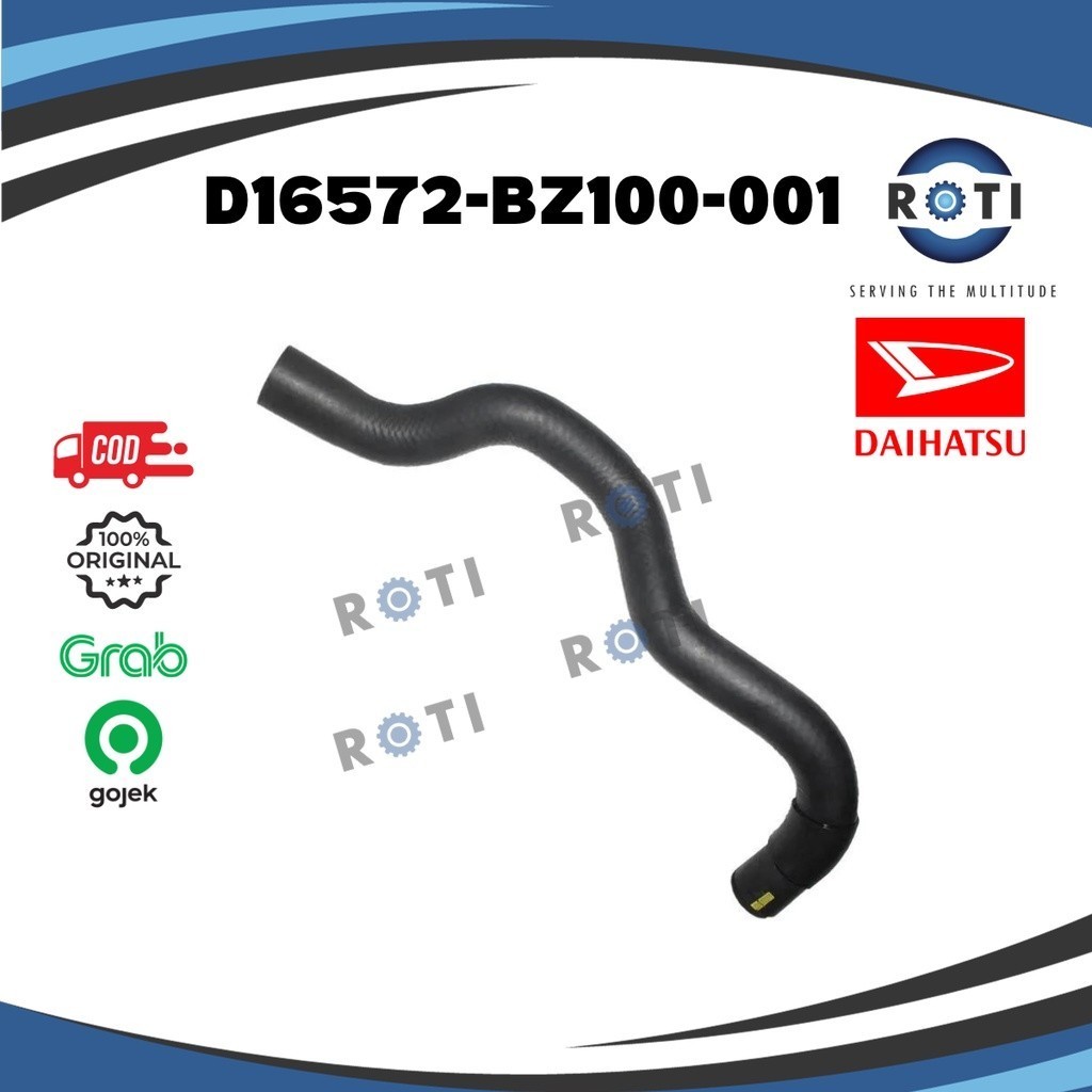 DAIHATSU SELANG RADIATOR NO.2 XENIA 13 16572-BZ100-001 GENUINE
