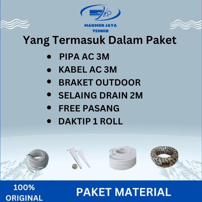 Murah Ac Gree 1/2 Pk  Inverter Gwc-05F5S 0,5Pk / Gree Inverter 1/2 Pk+Pasang