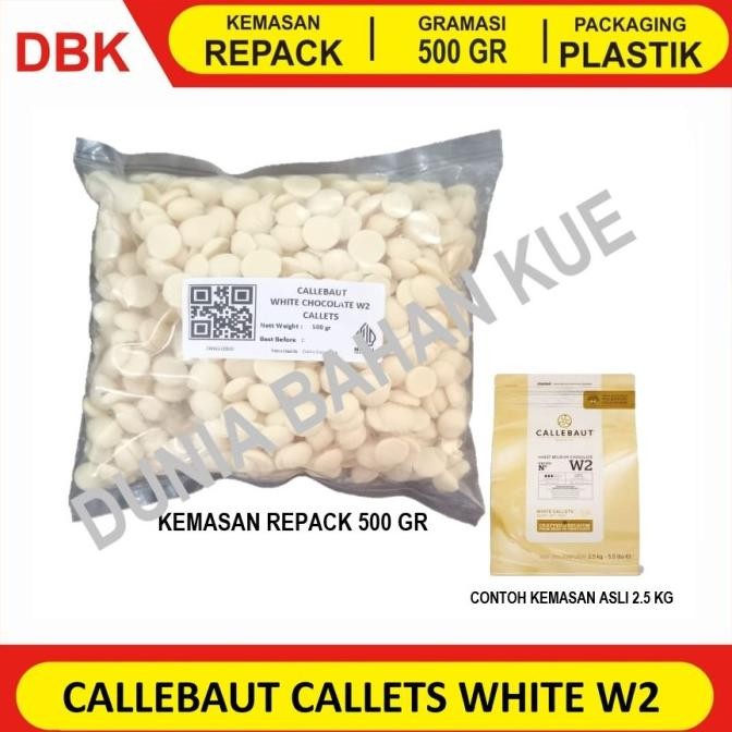 

REPACK 500 GR WHITE CHOCOLATE CALLEBAUT W2 /WHITE CHOCOLATE COUVERTURE liquid