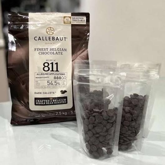 

callebaut dark Chocolate 811 Couverture 54,5% Repack 100 gr liquid
